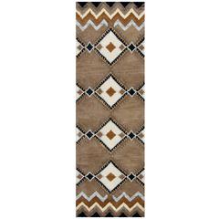 Hand Tufted Cut Pile Wool Rug, 2'6" x 8'
