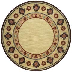 8' Round Hand-Tufted Round  Rug