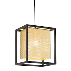 Yves Ceiling Lamp Gold & Black