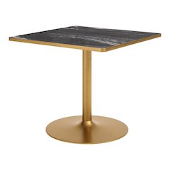 Caliza Dining Table Black & Gold