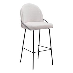 Jambi Barstool (Set of 2) Ivory