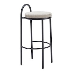 Sisal Barstool (Set of 2) Beige Tweed