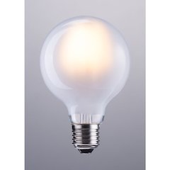 E26 G80 6W 110x80mm LED Light Bulb Frosted White