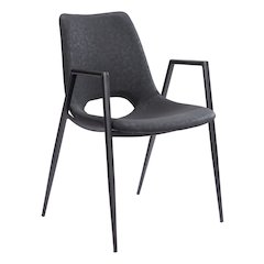 Desi Dining Chair (Set of 2) Black