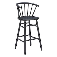 Stenger Barstool (Set of 2) Black