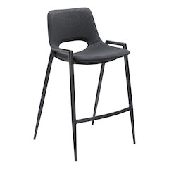 Desi Counter Stool (Set of 2) Black