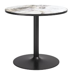 Batu Dining Table Gray & Black