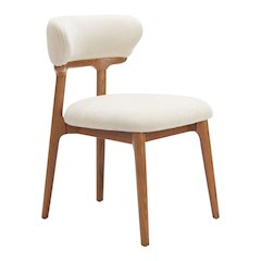 Cedar Dining Chair (Set of 2) White & Walnut