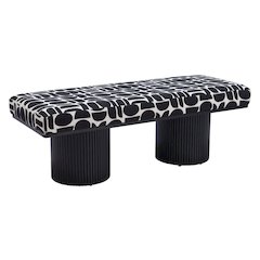 Botoia Bench Black & White