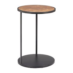 Nodo Side Table Brown & Black