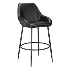 Vila Barstool (Set of 2) Black