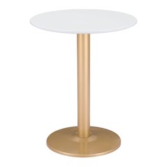 Alto Bistro Table White & Gold