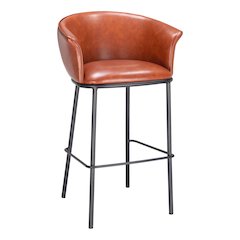 Garston Barstool Brown