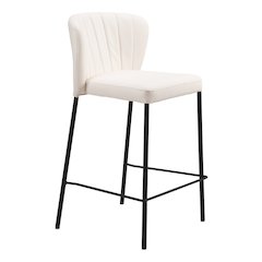 Linz Counter Stool (Set of 2) Cream