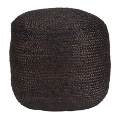 Lillian Ottoman Black