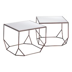 Arzon Coffee Table Set (2-Piece) Bronze
