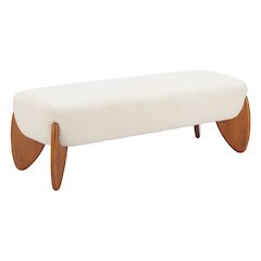 Charm Bench Ivory