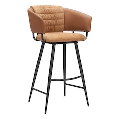 Juno Barstool (Set of 2) Brown