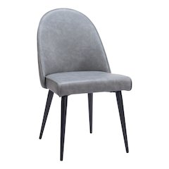 Silloth Armless Dining Chair (Set of 2) Gray