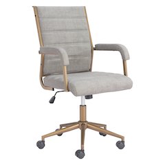 Auction Office Chair Gray