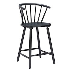 Stenger Counter Stool (Set of 2) Black