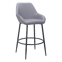 Vila Barstool (Set of 2) Gray