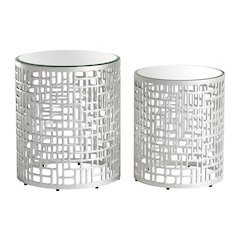Reden Side Table Set (2-Piece) Silver