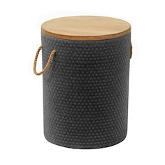 Beban Side Table Natural & Black