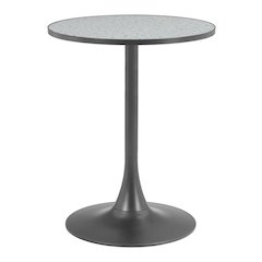 Bite Bistro Table Gray & Black
