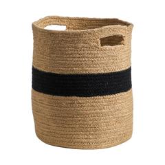13.5in. Handmade Natural Cotton Basket Planter