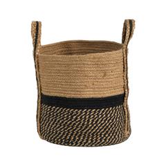 13in. Boho Chic Basket Natural Jute Basket Planter