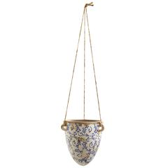 2ft. Tuscan Hanging Ceramic Scroll Planter