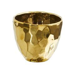 6in. Designer Gold Vase
