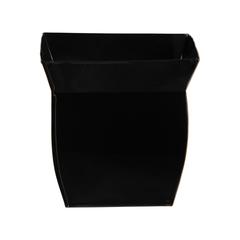 8in. Fluted Metal Square Planter