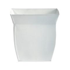 8in. Fluted Metal Square Planter