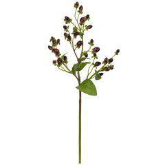 17in. Italian Coffee Bean Artificial Flower (Set of 8)