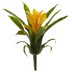 10in. Bromeliad Artificial Flower, Set of 6