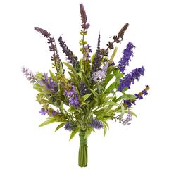 15in. Lavender Artificial Flower Bouquet (Set of 3)