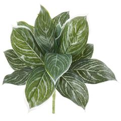 21in. Silver Aglaonema Artificial Plant (Real Touch) (Set of 6)