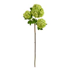 33in. Snowball Hydrangea Artificial Flower (Set of 2)