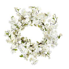 24in. Cherry Blossom Wreath