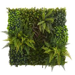 29in. x 29in. Artificial Living Wall UV Resistant (Indoor/Outdoor)