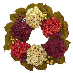 20in. Hydrangea Berry Artificial Wreath
