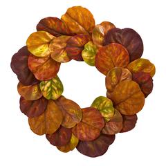 29in. Fiddle Leaf Artificial Wreath