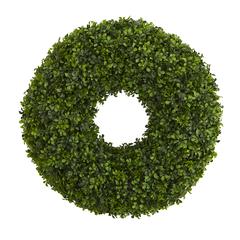 28in. Boxwood Artificial Wreath