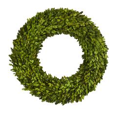 24in. Preserved Boxwood Wreath