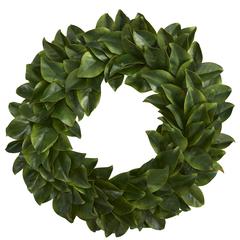 30in. Magnolia Artificial Wreath