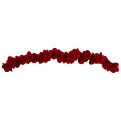 5ft. Amaryllis Silk Garland