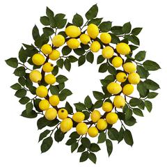 24in. Lemon Wreath