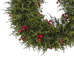 20in. Cedar Berry Wreath